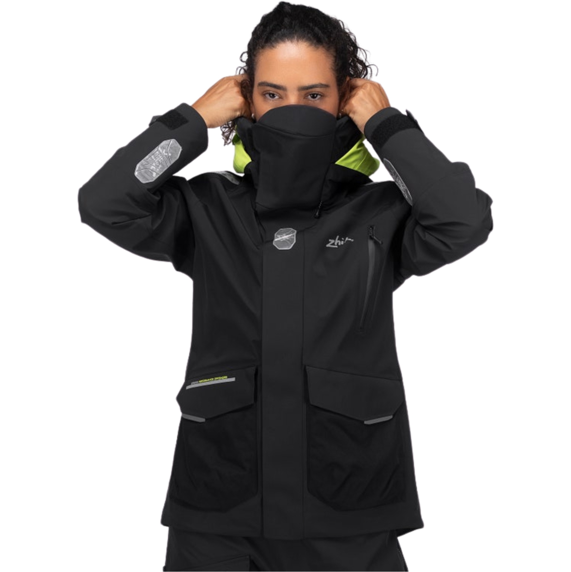 2026 Zhik Womens OFS700 Offshore Sailing Jacket JKT-0700-W-BLK - Black